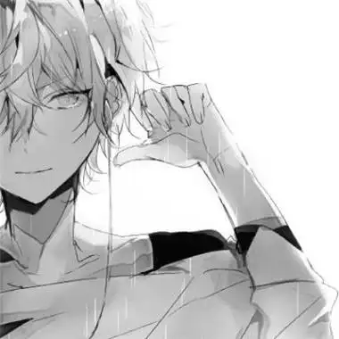 动漫黑白色头像男生高冷