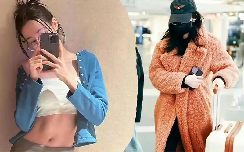 迪丽热巴怀孕风波越演越烈!现身机场拼命遮肚,网友:真的有了?