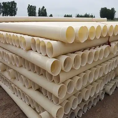 pvc双壁波纹管 110-500mm米黄色波纹管