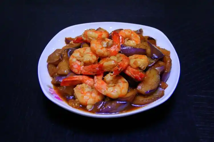 茄子虾仁
