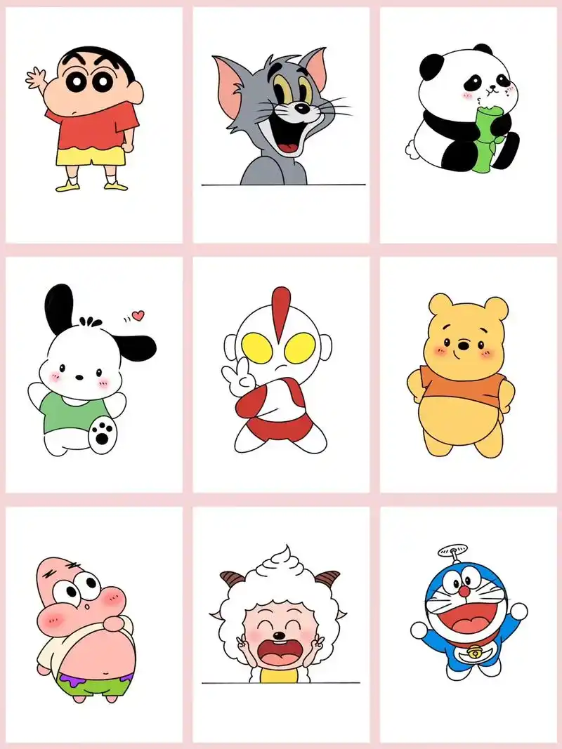 整了一组小可爱简笔画