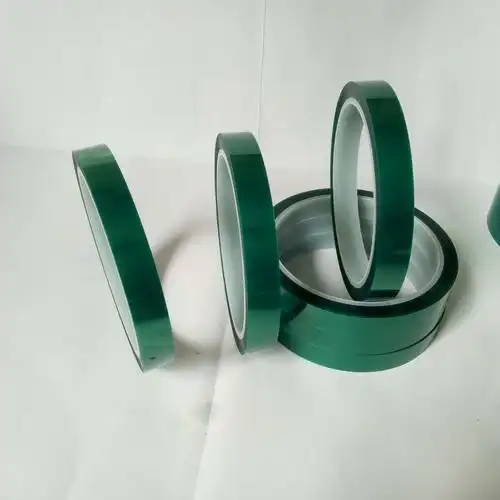 翔丰绿色高温胶厂家批发 pet锂电池终止高温绿色胶带 绿胶定制
