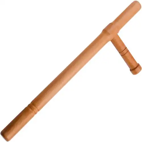 梨木型拐木制浮萍双拐丁字拐棍武器东方棍武术t型棍