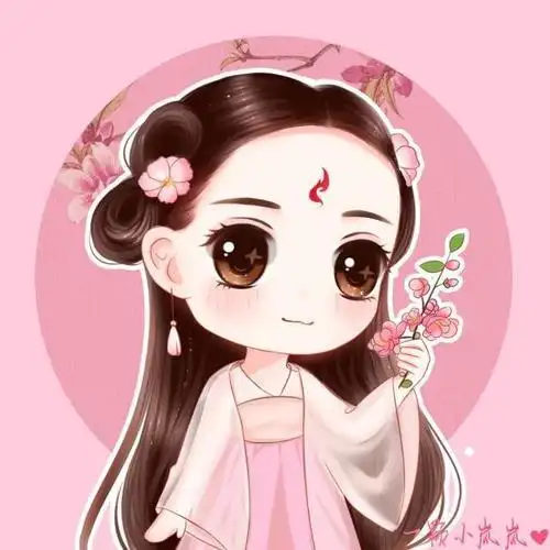 动漫q版迪丽热巴简笔画