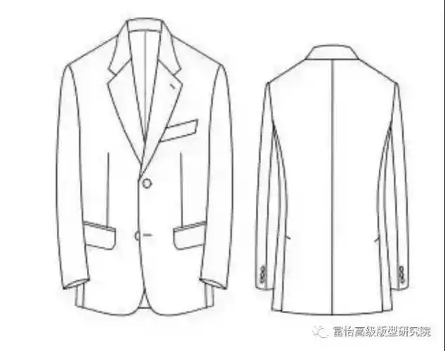 请到今日头条客户端查看)  男士西服的推档放码 本款西装为平驳头