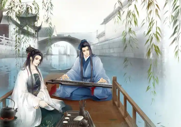 锦瑟无端五十弦. 一弦一柱思年-江里鱼儿