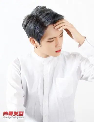 0 进阶版潮帅男生银灰色系染发-染色发型-帅哥发型网