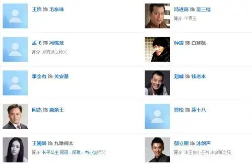 新《鹿鼎记》演员表名单角色介绍 剧情简介 (图)