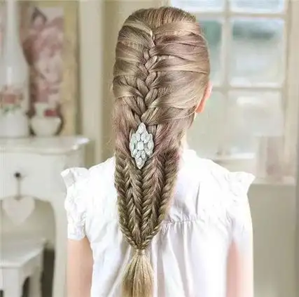 3-12岁小女孩发型花样编发,款款好看不重样!