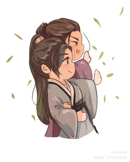 山河令平涂q版同人原创绘画作品