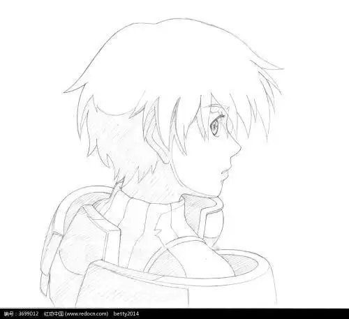 侧身帅哥简笔画帅哥简笔画头像图片大全集教大家画动漫人物简笔画