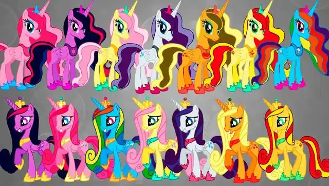 小马宝莉6大主角如何5秒变身音韵公主?漂亮吗?玩具故事