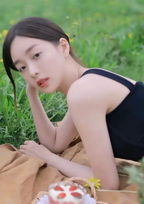 赵尧珂穿衣好潮,白色抹胸套装精致如仙,完美身材让你心动