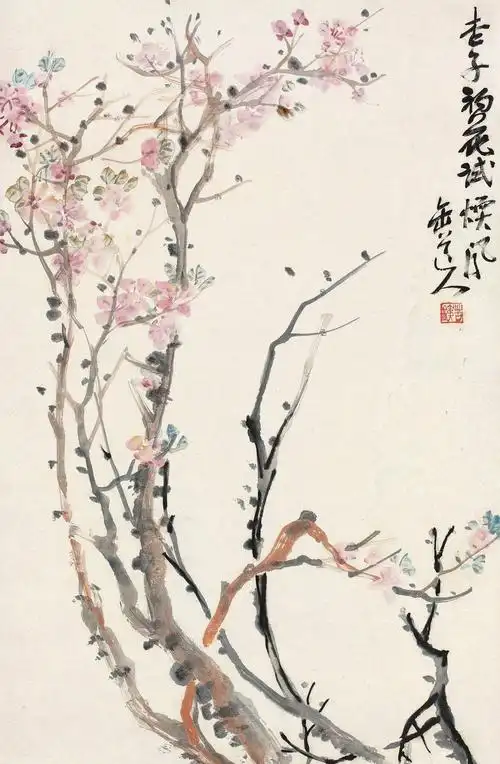 题杏花图