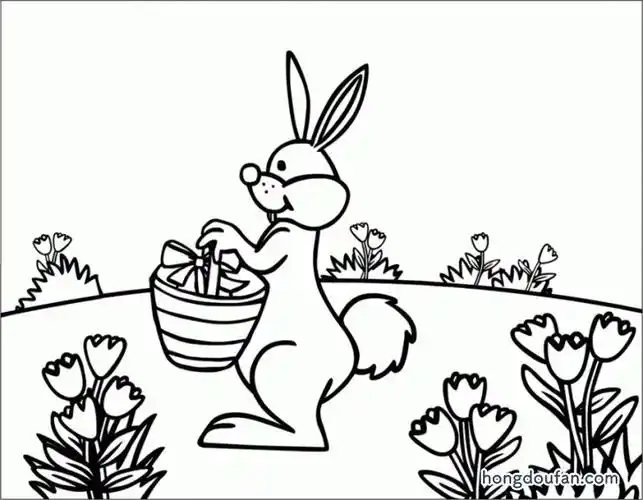 10张5-10岁女孩子喜欢的涂色图片免费下载-红豆饭小学生简笔画大全