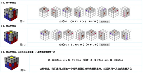 三阶魔方还原公式