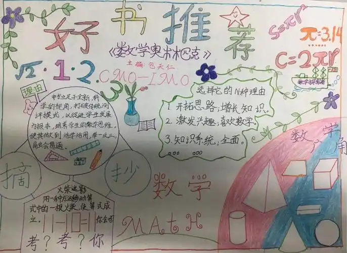 七十号小学第三届数学嘉年华 ——六年级开展读数学书籍,好书推荐活动