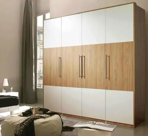 二居卧室设计六门衣柜效果图颜值与功能同在