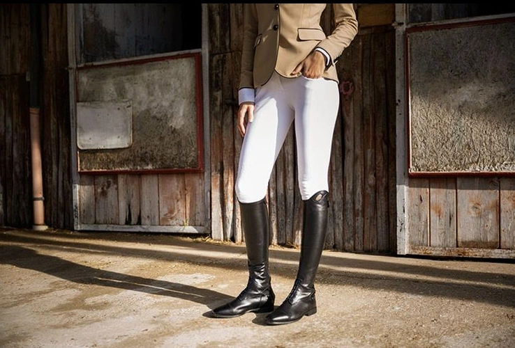 驿乐马术意大利parlanti成人男女骑马长靴dallaspro骑士马靴