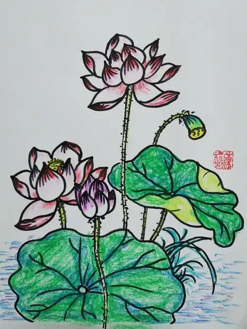 小学二年级简笔画获奖绘画