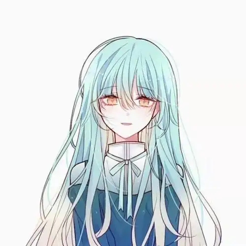 女生头像 动漫 白底 高冷 闺蜜头像