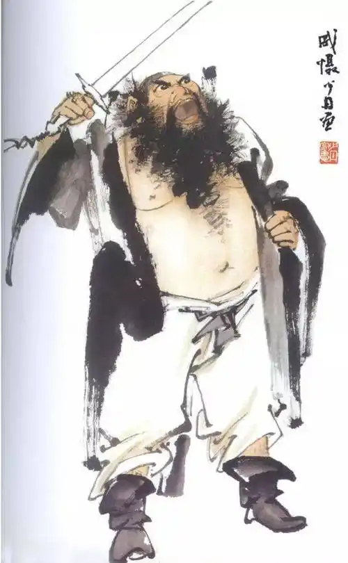 名家笔下形态各异的国画钟馗欣赏