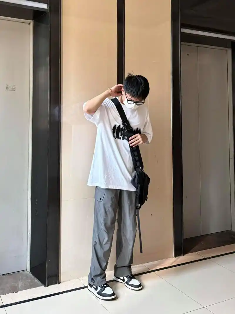 男友身高170cm | 体重130斤 | 黄黑皮 原相机 今日给男友穿搭 98