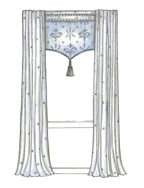 aiden 收藏窗帘手绘图.~(免费全部图片预览)附送压缩包