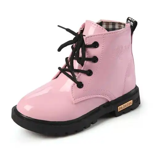 女孩男孩马丁靴及踝时尚靴公主派对鞋高帮幼儿 / 儿童 newpink