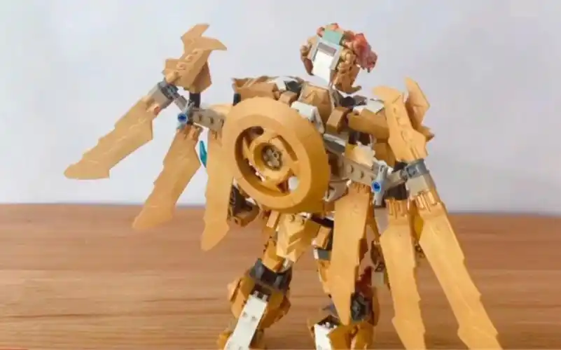 乐高幻影忍者71774劳埃德与黄金超级神龙套内改展示