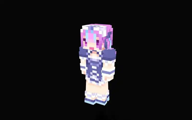 【湊あくあ】mc阿夸皮肤修复(附成品下载)