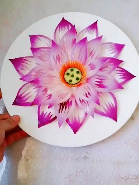 洋葱还可以这样摆盘,你学会了吗-度小视