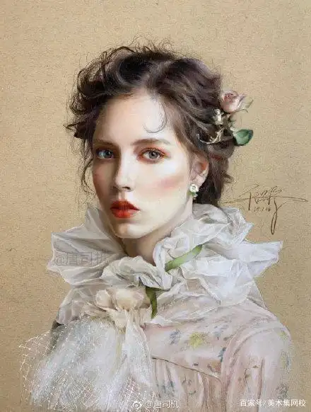 人物彩铅怎么画?零基础怎么学效果跟照片一样的人物彩铅画?