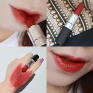 魅可mac口红chili小辣椒602#暖调枫叶砖红色显白哑光子弹头秀智款