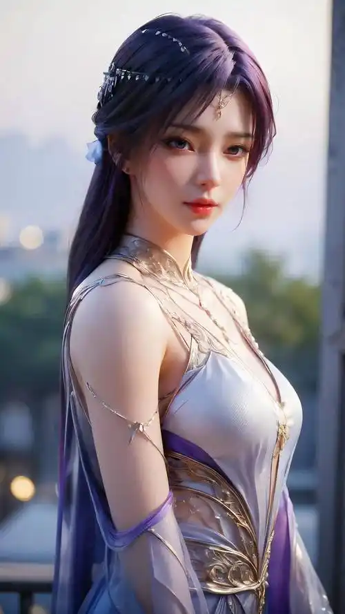 国漫顶级美女ai建模:《完美世界》云曦4k手机壁纸_一生
