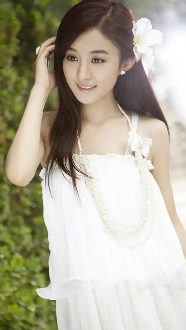 赵丽颖清纯写真iphone 5手机壁纸
