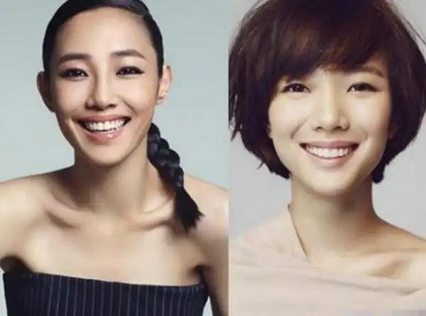 白百何和王珞丹.两人走的路线一样,长相更是相似.