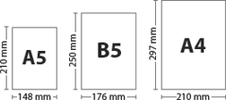 b4,b5纸尺寸