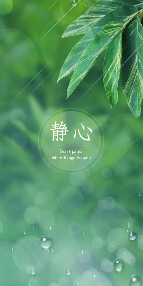 保持静心的态度,锁屏图片,高清手机壁纸,另类-回车桌面