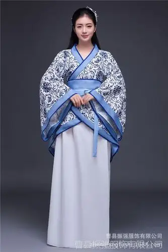 古装汉服影视演出服女装汉代服装曲裾汉唐成人礼表演服改良襦裙