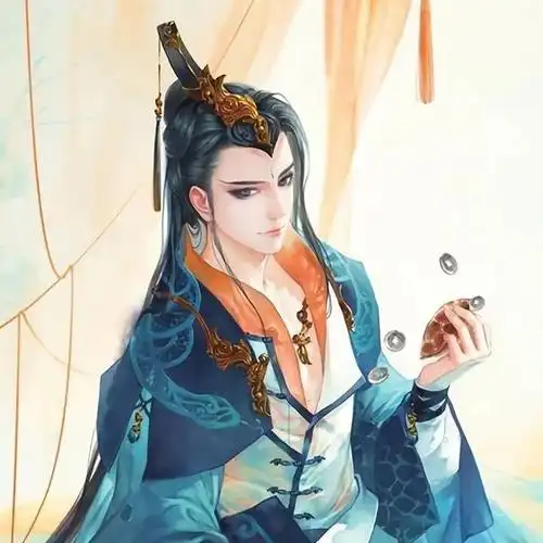 2,古风男动漫图片:古风男头像儒雅白发动漫古风银发美男有哪些《银仙