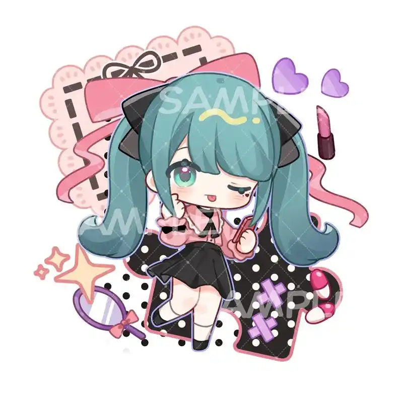 摸了四个葱葱.#初音未来#miku #同人#绘画#q版 - 抖音