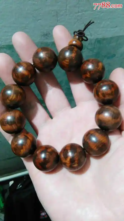 蛇纹木蛇桑木虎皮纹地球密度最高最硬的木头20佛珠手串