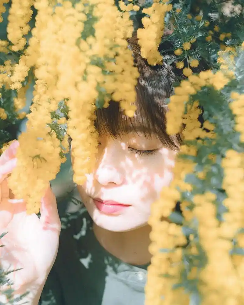 等你来一场春天的约会 #人像写真 #日系拍照 #小清新治愈 - 抖音