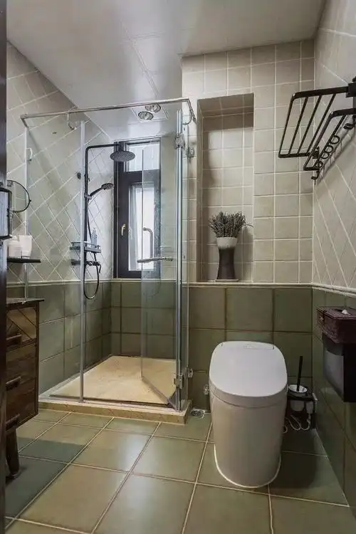 干湿分离的卫生间该如何划分淋浴区试试这些方案