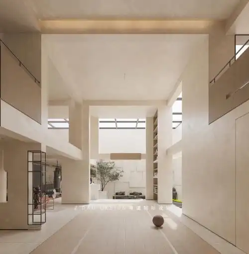 600㎡西山林语别墅地下篮球场景观休闲区