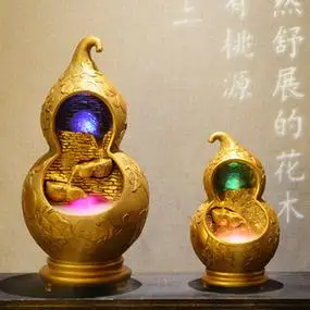 风水轮球招财进宝鱼流水室内转运摆件时来运转聚宝盆开业礼品店铺