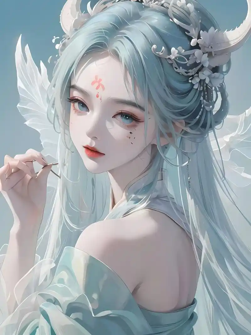 古风‖青龙少女 #二次元# #ai共创计划# #ai绘画