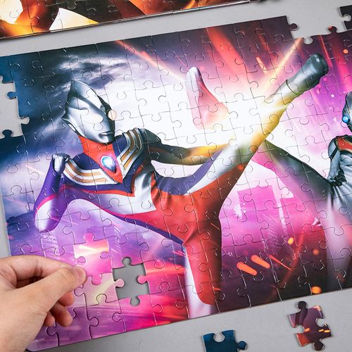 奥特曼拼图奥特英雄大决战迪迦欧布特利迦黑暗迪迦奥特曼3-6-8岁