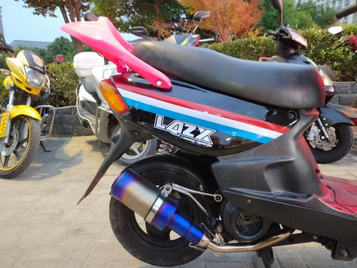 改装摩托车福喜gy6鬼火天蝎雅马哈rs100配件炸街摩托车排气管